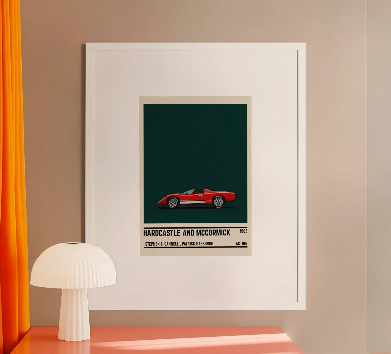 Hardcastle and McCormick car poster da TheArtstudio