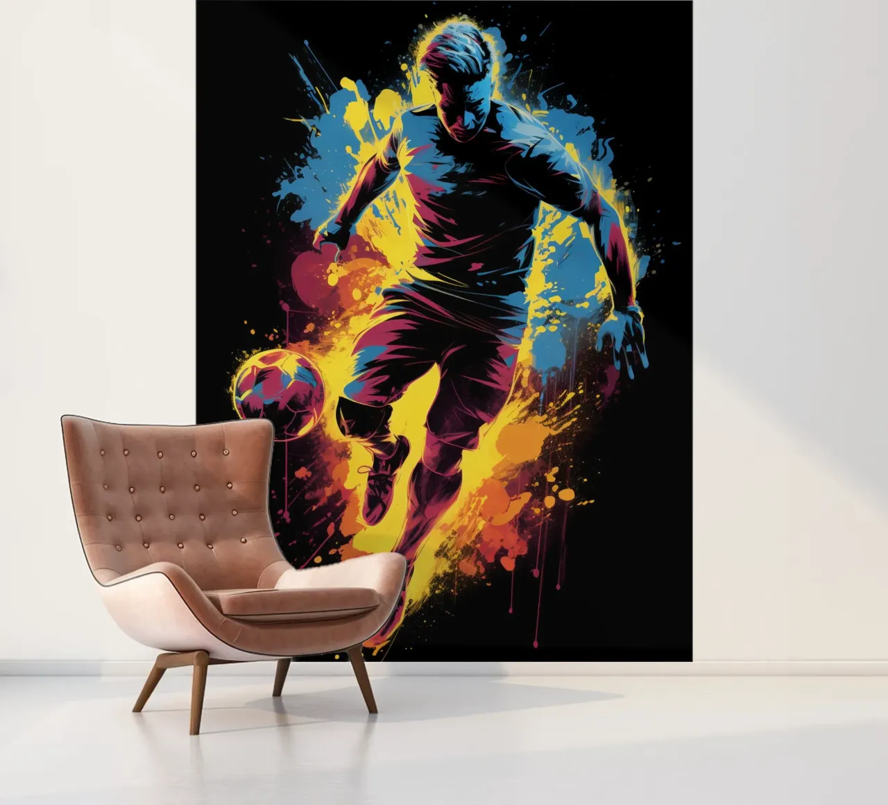 Football Colorful 4 photo wallpaper by Mateo