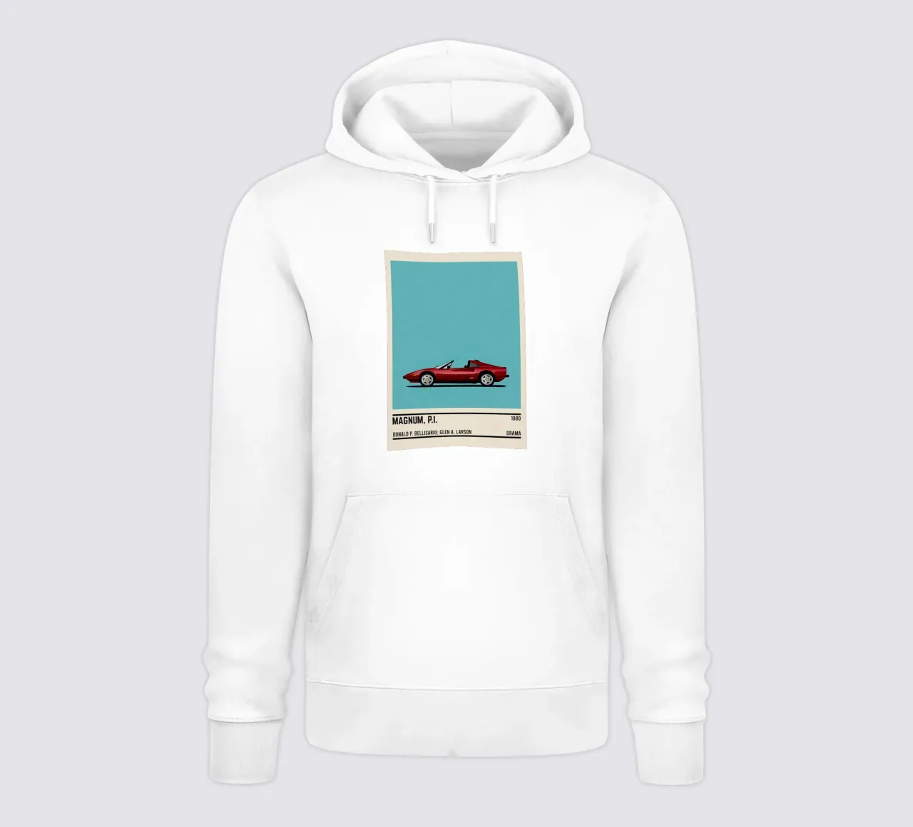 Magnum Pi tv series car felpa con cappuccio da TheArtstudio