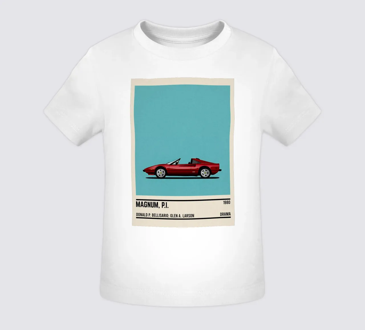 Magnum Pi tv series car maglietta neonato da TheArtstudio