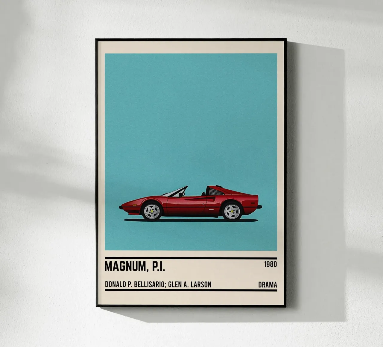 Magnum Pi tv series car plexiglass da TheArtstudio