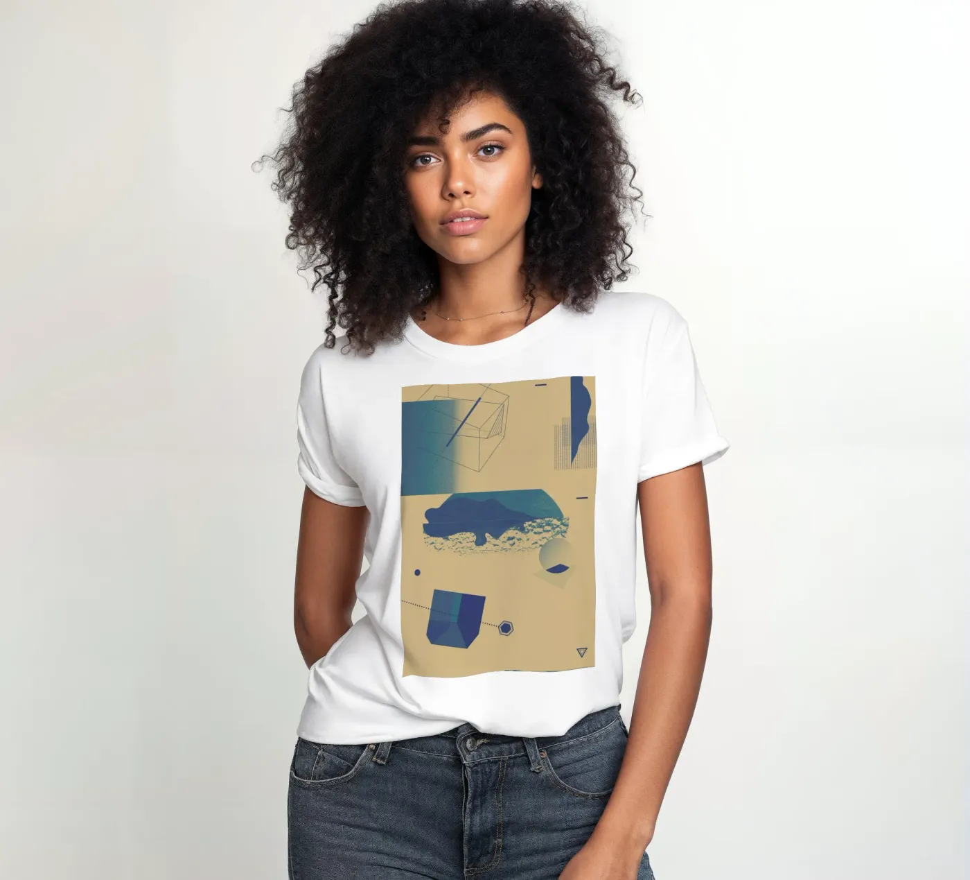 Objects 03 dames t-shirt getailleerd van Andreas Jarner
