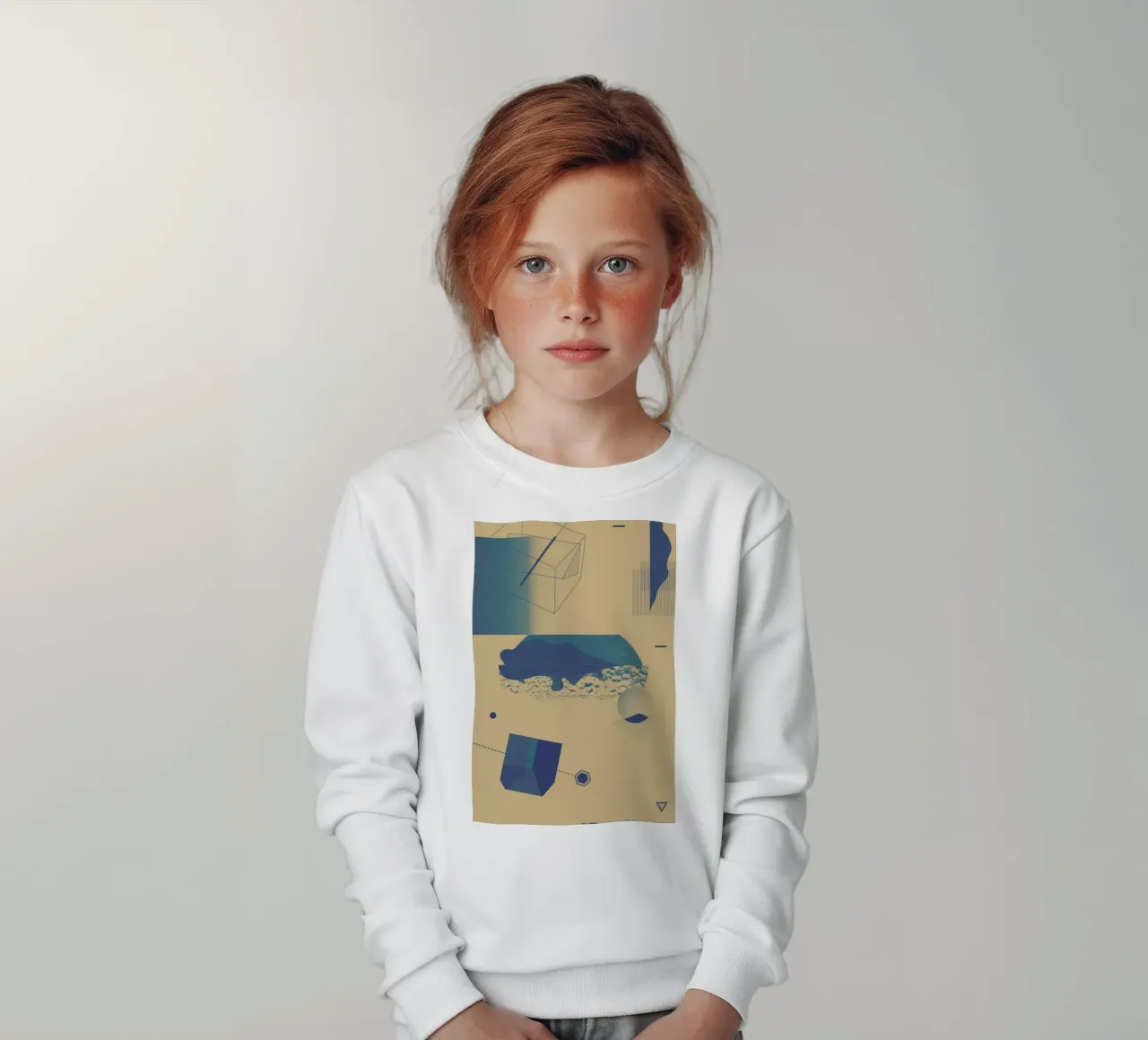 Objects 03 kids sweatshirt by Andreas Jarner