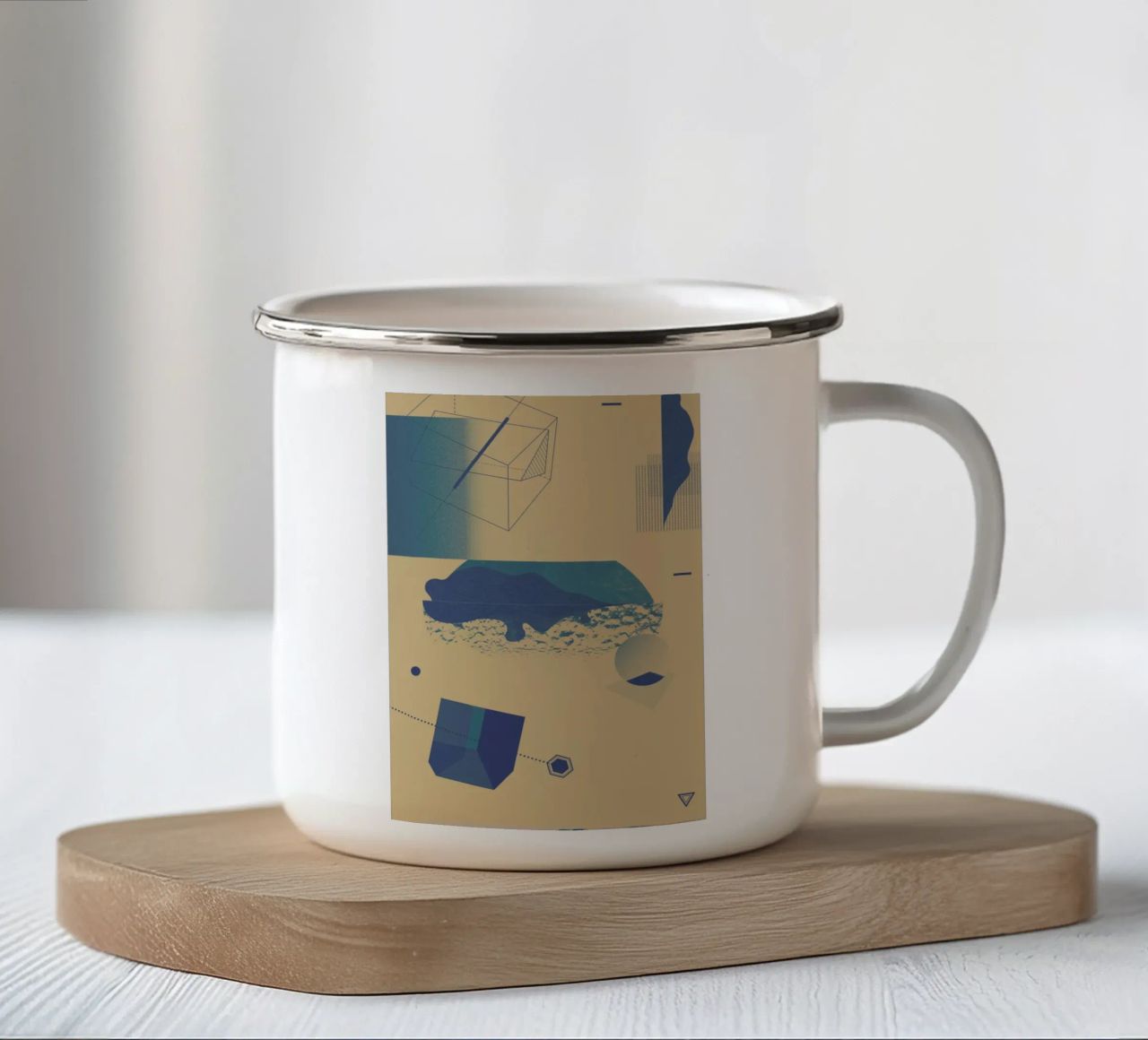 Objects 03 tazza in smalto da Andreas Jarner