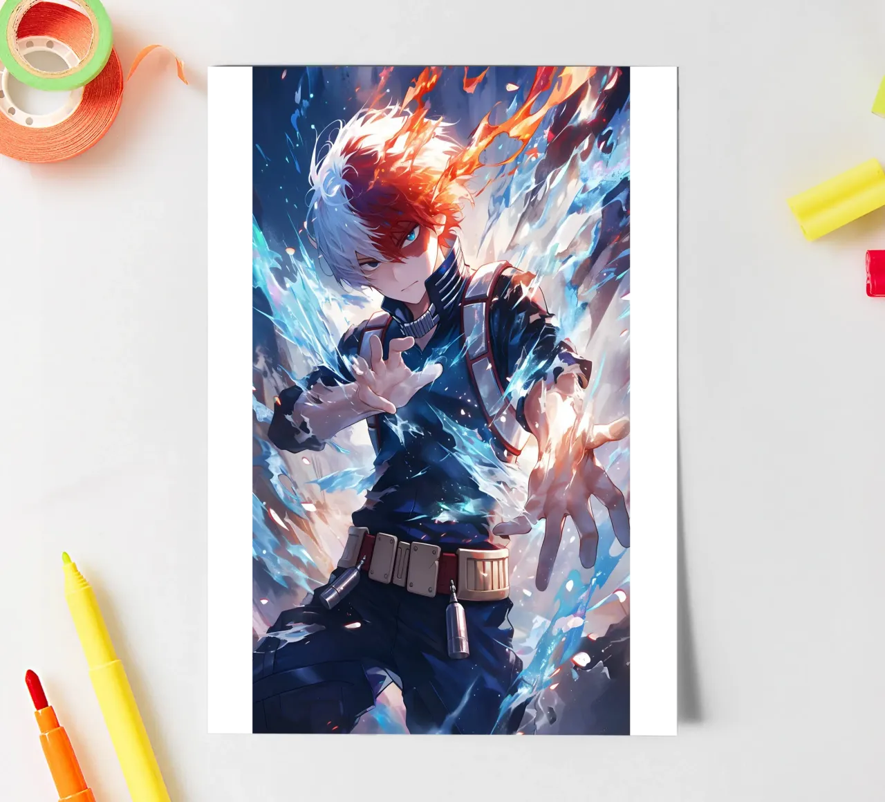 Shoto Todoroki My Hero Academia Stickerbogen von CreativeStudio