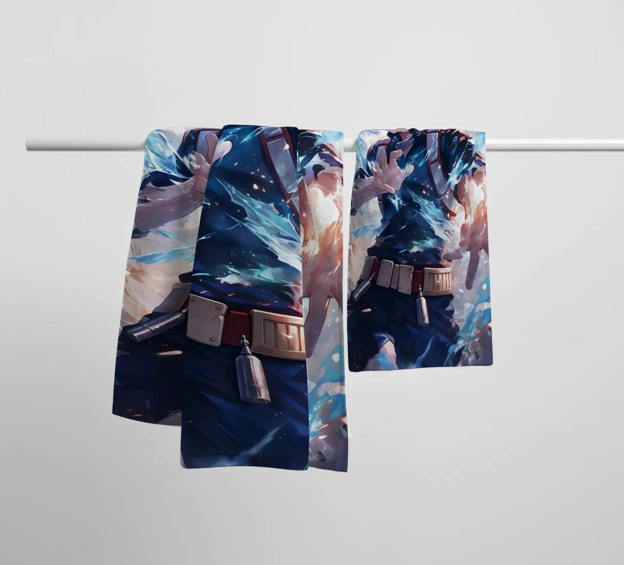 Shoto Todoroki My Hero Academia asciugamano da bagno da CreativeStudio