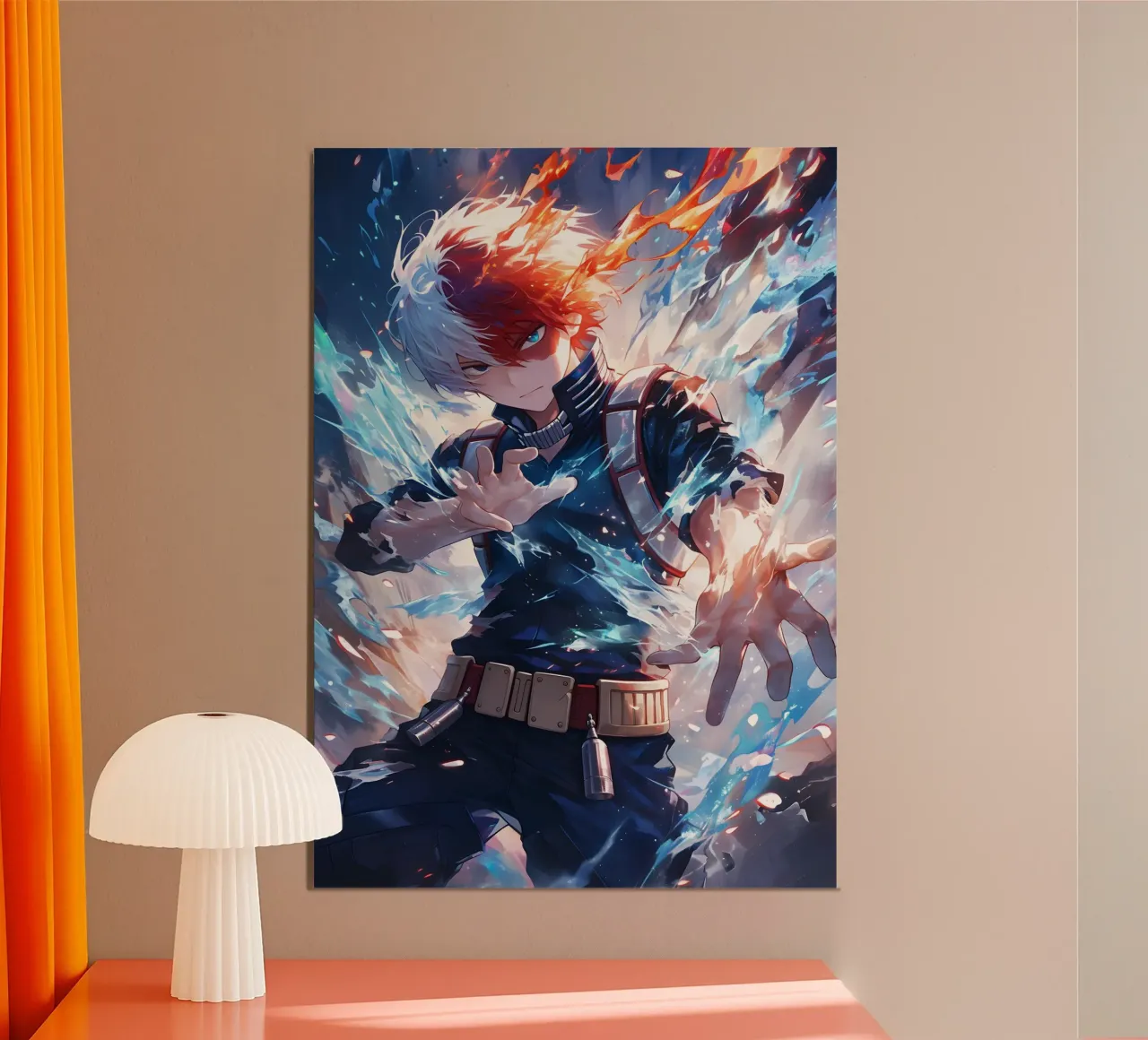Shoto Todoroki My Hero Academia Hahnemühle von CreativeStudio
