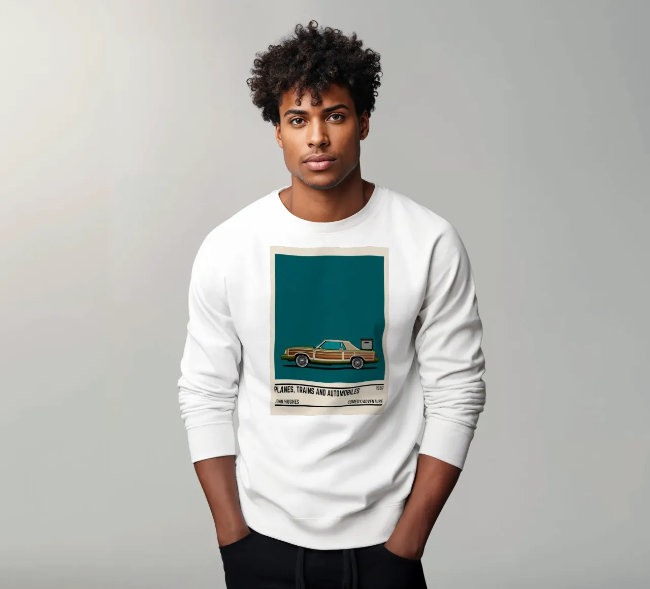 Planes, Trains & Automobiles movie car felpa da TheArtstudio
