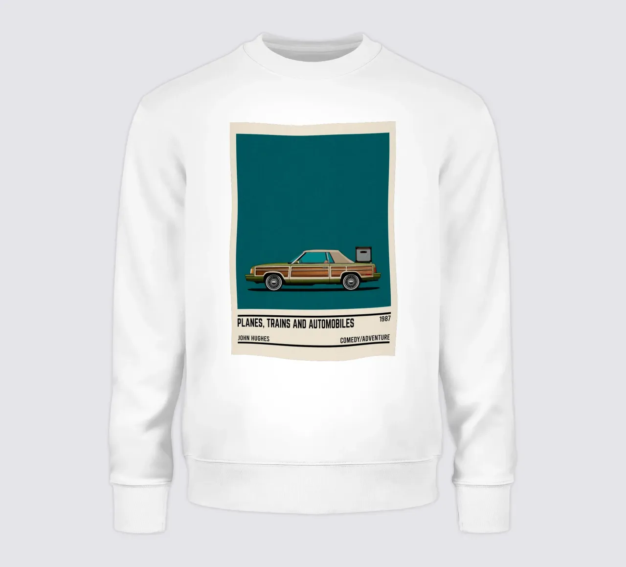Planes, Trains & Automobiles movie car felpa da TheArtstudio