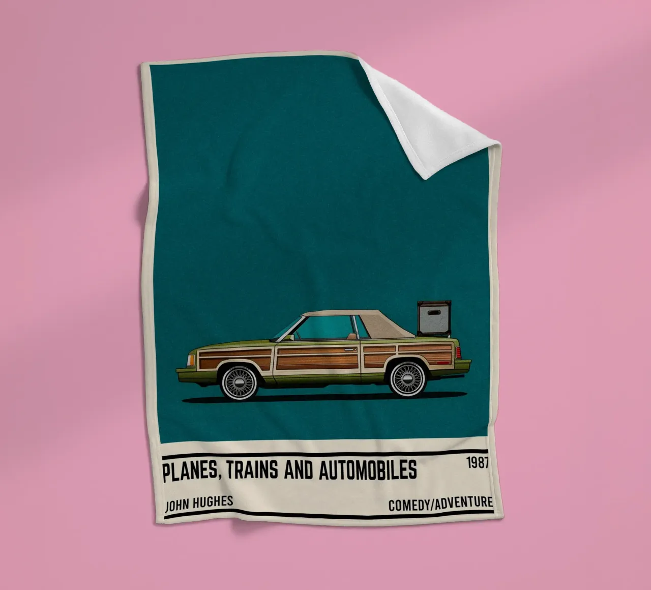 Planes, Trains & Automobiles movie car coperta in pile da TheArtstudio