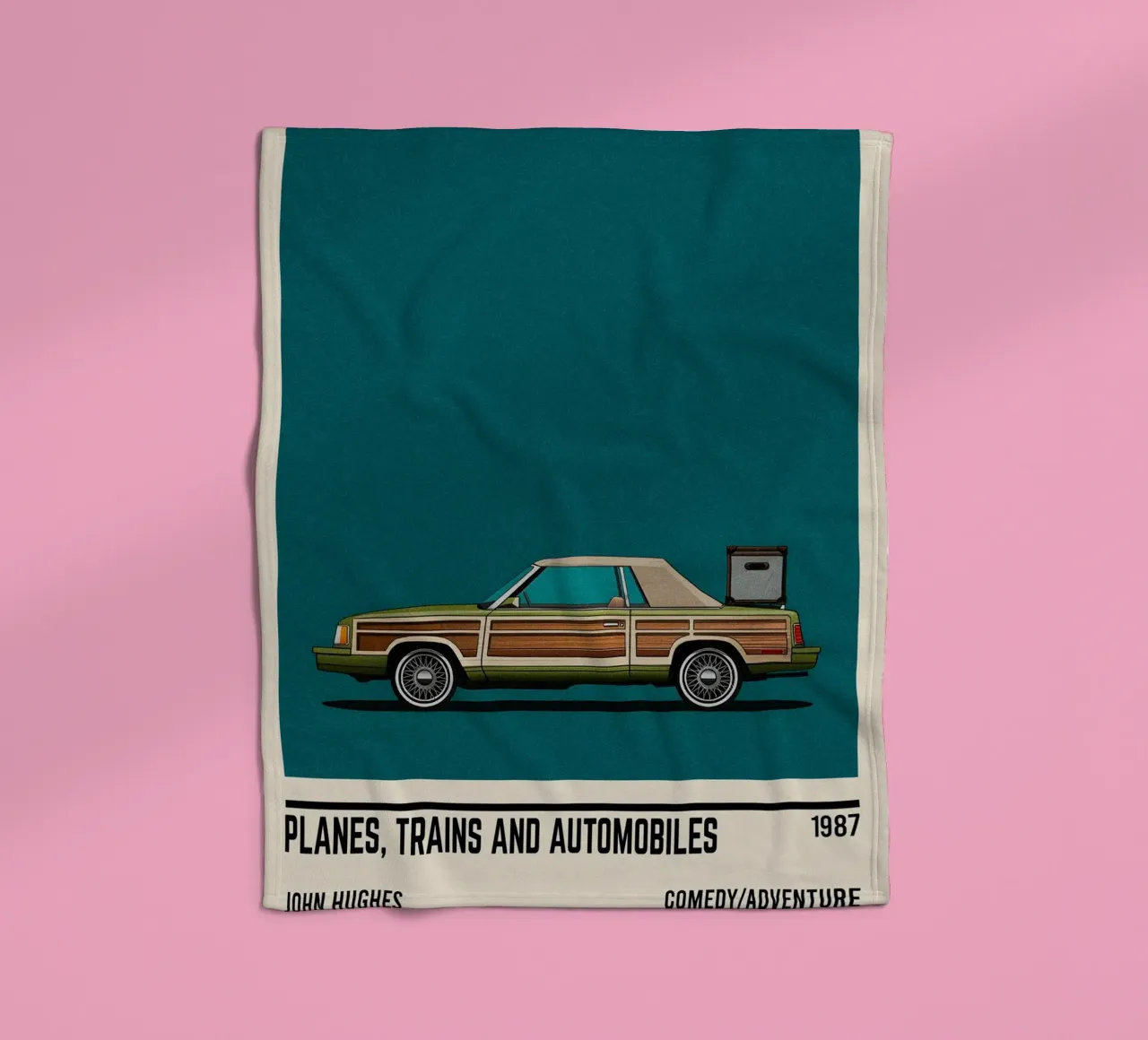 Planes, Trains & Automobiles movie car coperta in pile da TheArtstudio