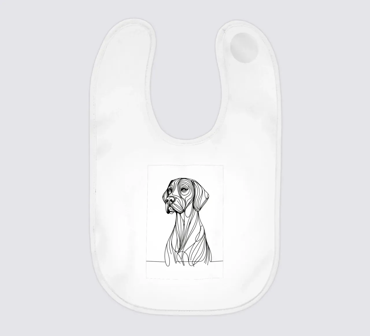 Cane Pointer Tedesco a pelo corto Disegno artistico lineare bavaglino da WijdevenDesign