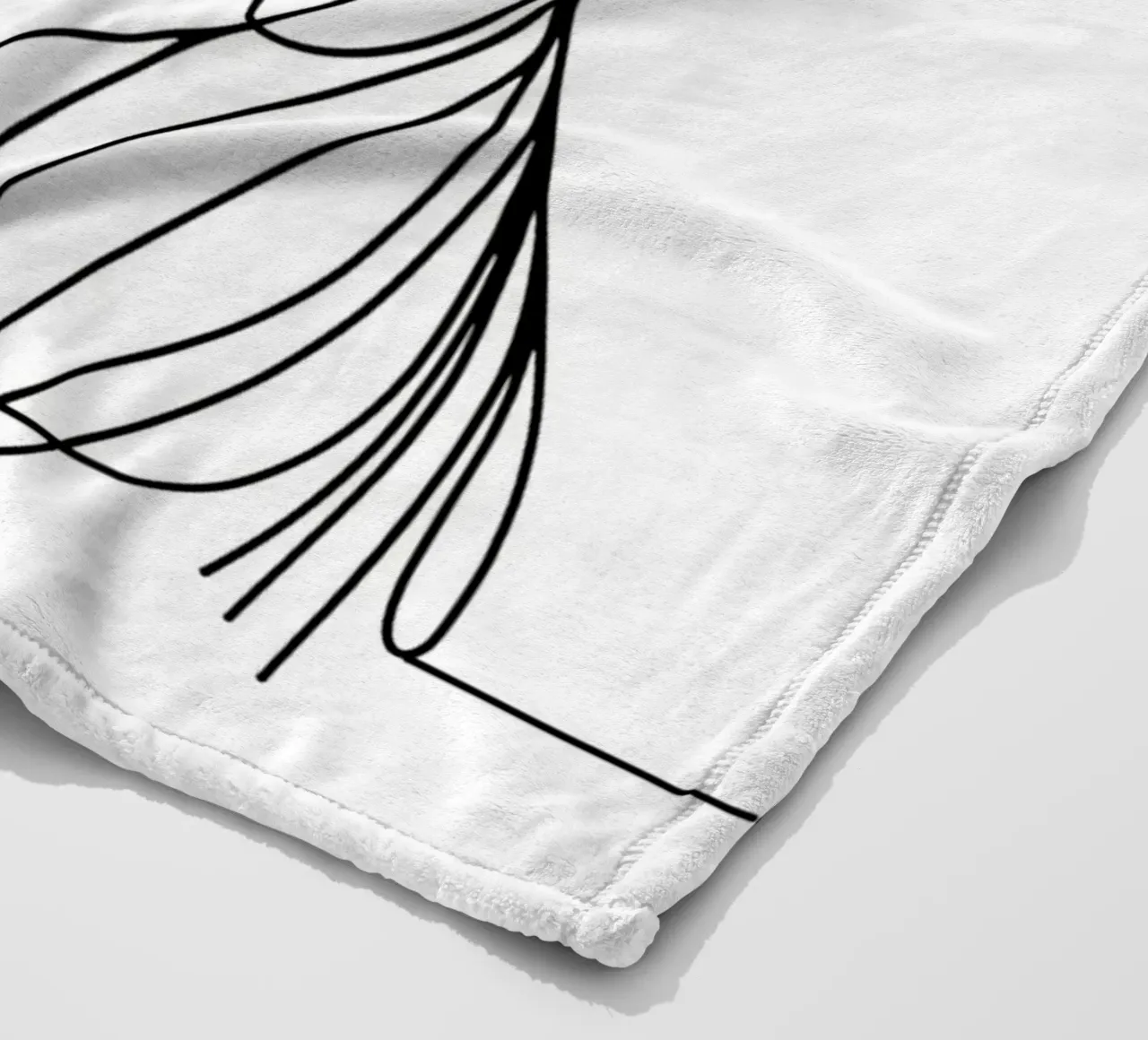 Cane Pointer Tedesco a pelo corto Disegno artistico lineare coperta in pile da WijdevenDesign