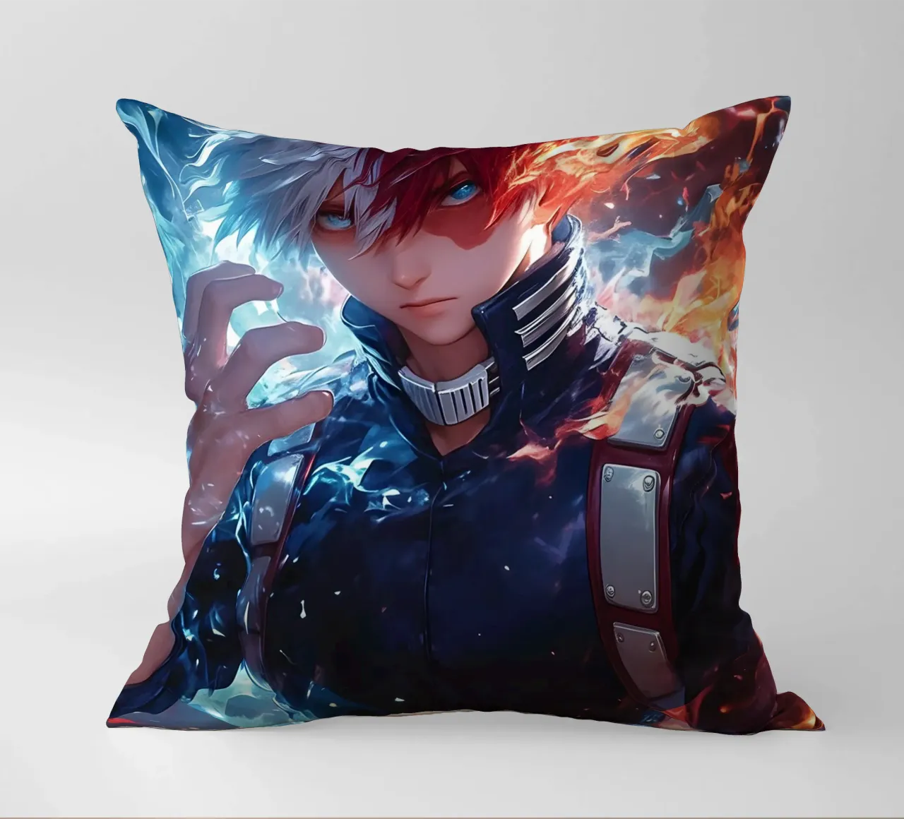 Shoto Todoroki My Hero Academia decorative cushion by CreativeStudio