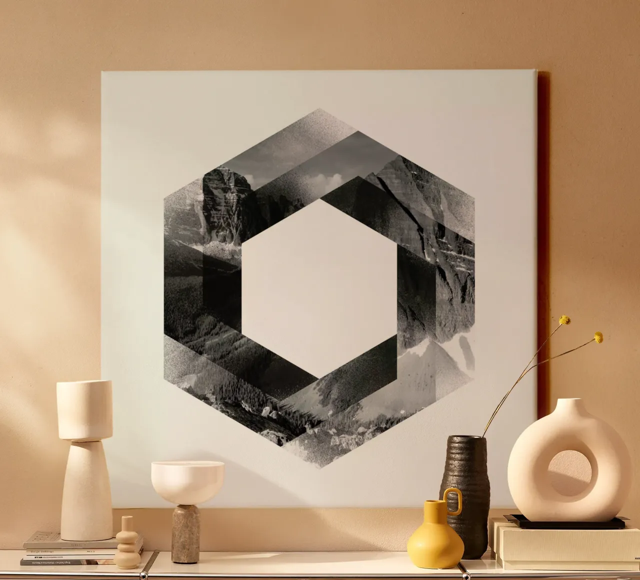 Landscape canvas van Chris Wharton