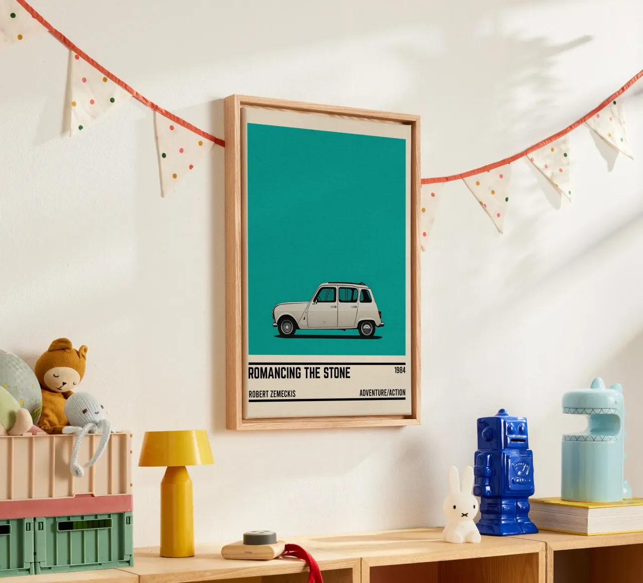 Romancing the Stone car movie tela con Cornice a cassetta da TheArtstudio