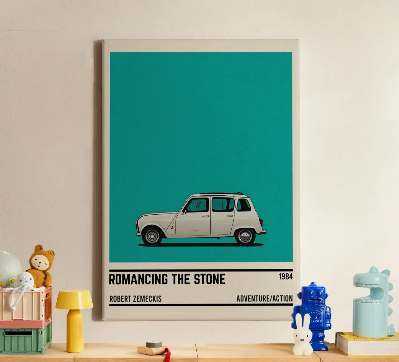 Romancing the Stone car movie tela con Cornice a cassetta da TheArtstudio