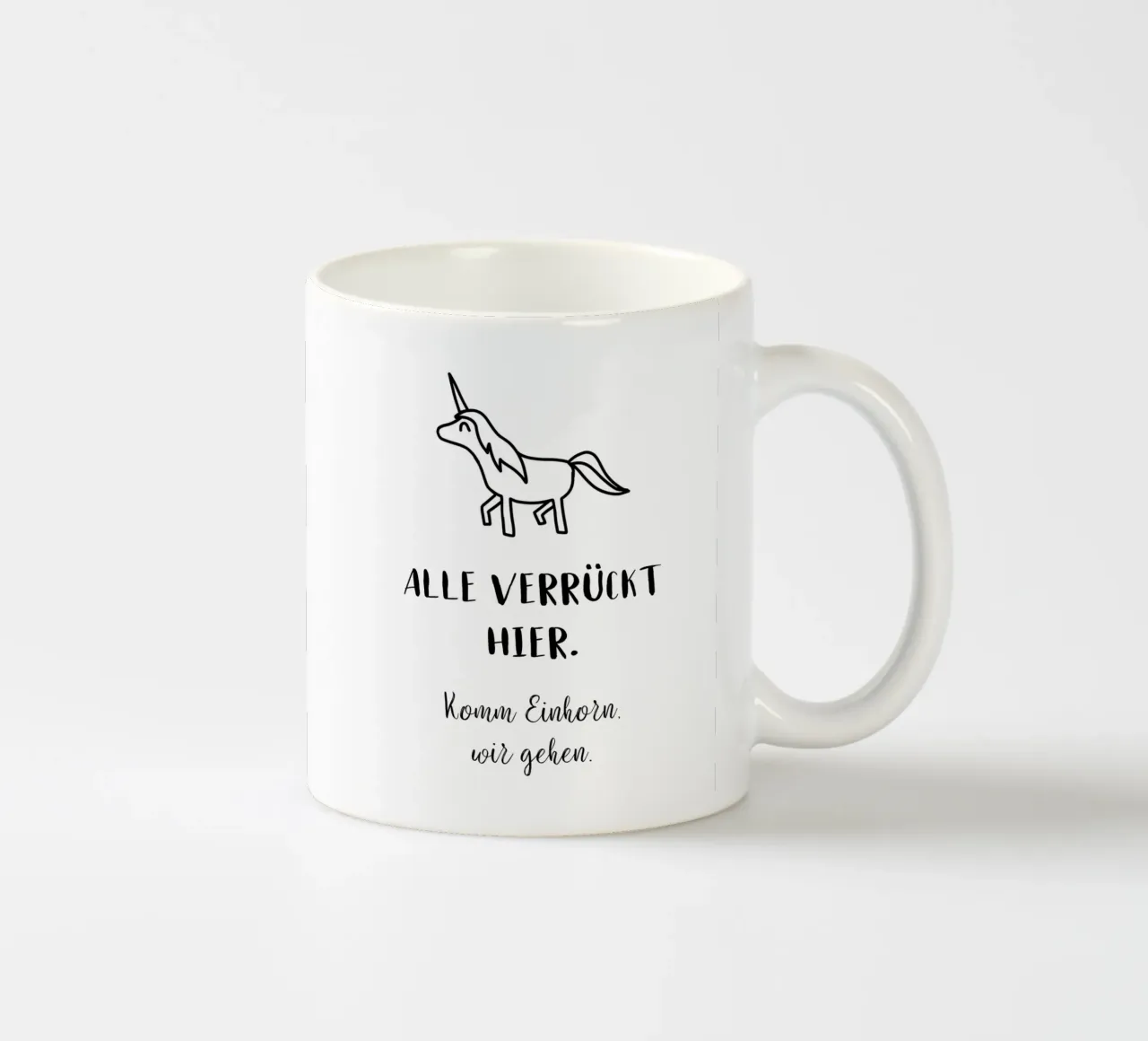 Einhorn tazza in ceramica da BAINAI