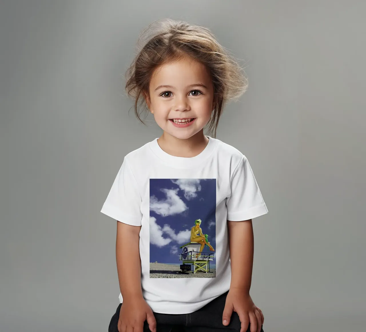 Miami Pinup kids t-shirt by Jason Brueck
