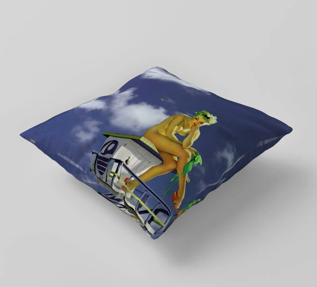 Miami Pinup cuscino da Jason Brueck