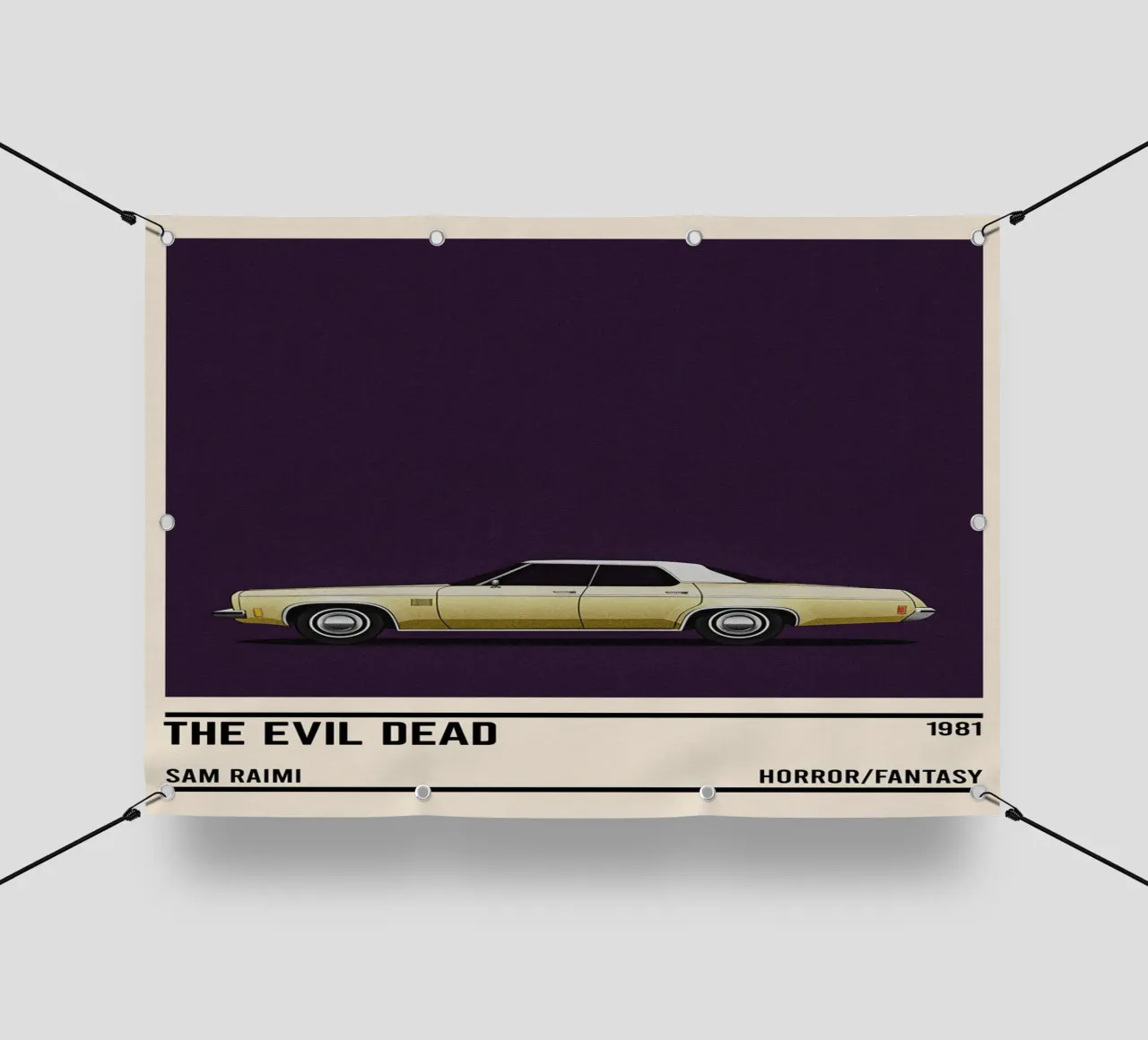 The Evil Dead car movie telo in pvc da TheArtstudio