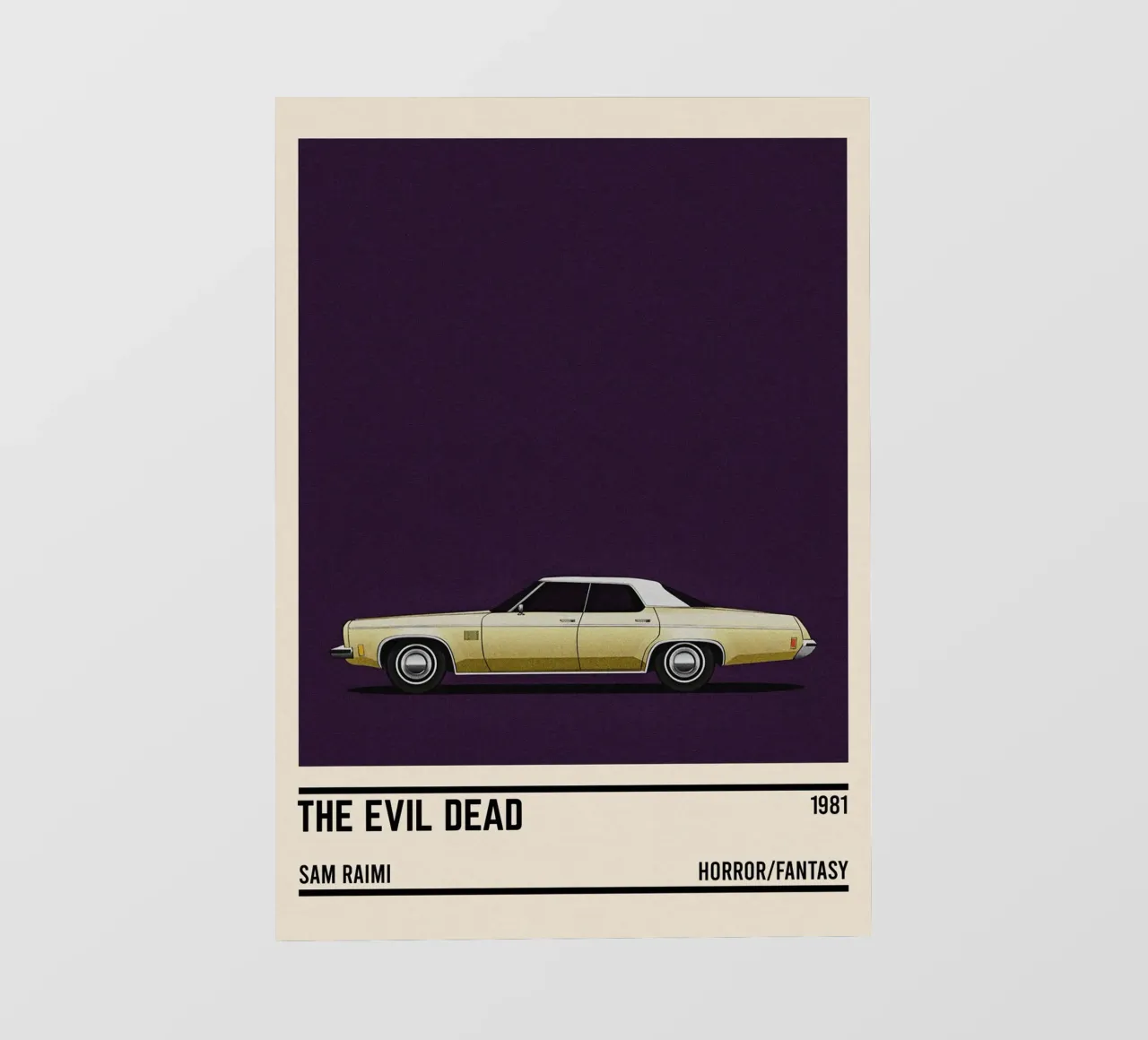 The Evil Dead car movie telo in pvc da TheArtstudio