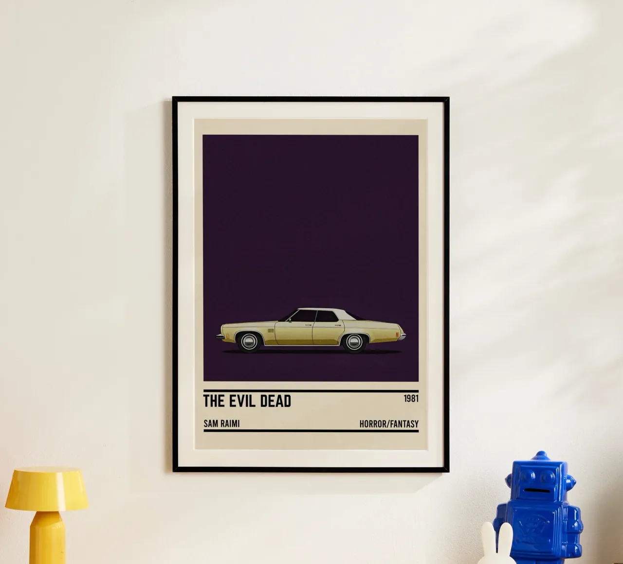 The Evil Dead car movie carta hahnemühle da TheArtstudio