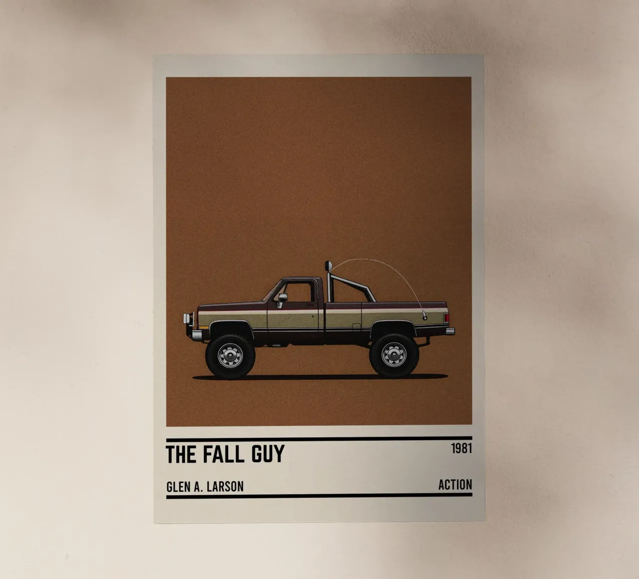 The Fall Guy tv series car pellicola backlit da TheArtstudio