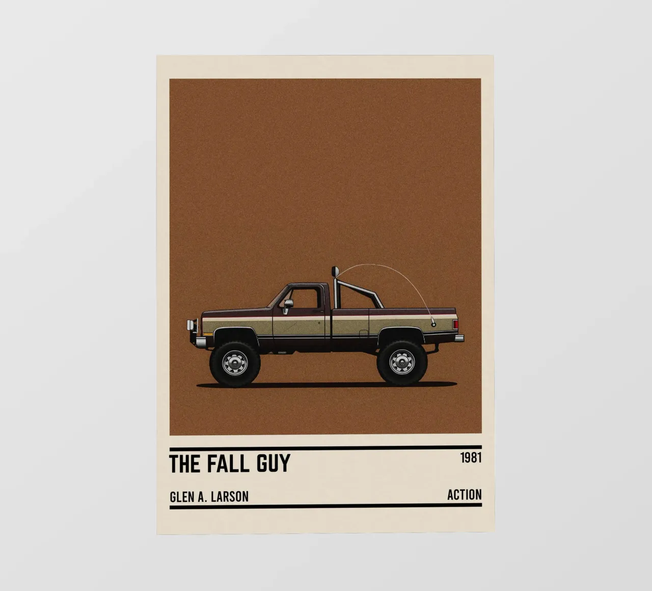 The Fall Guy tv series car pellicola backlit da TheArtstudio