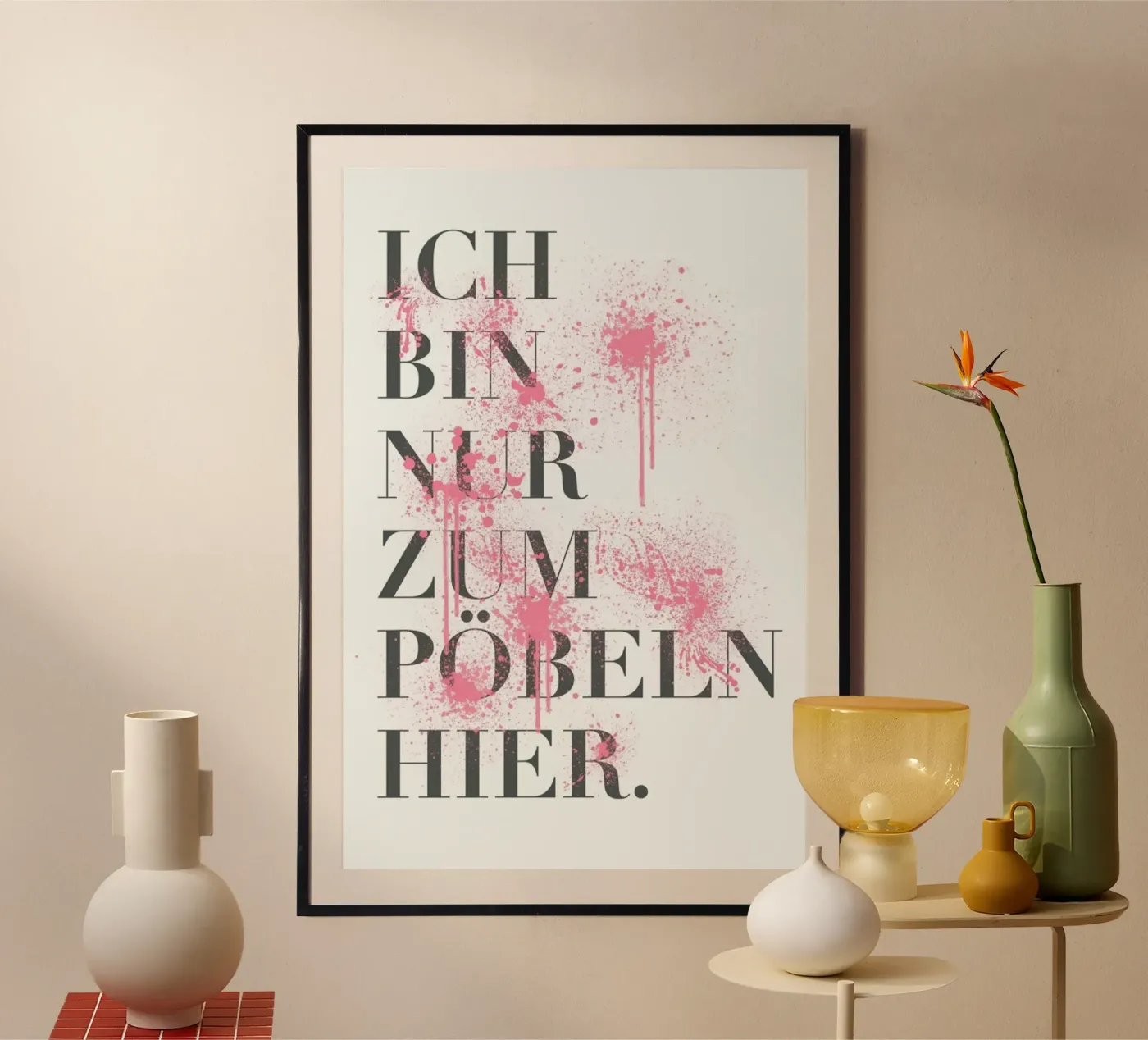 Pöbeln poster by typealive