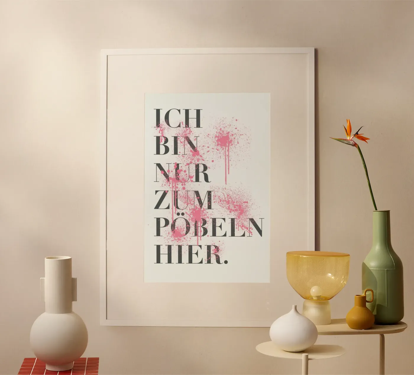 Pöbeln poster van typealive