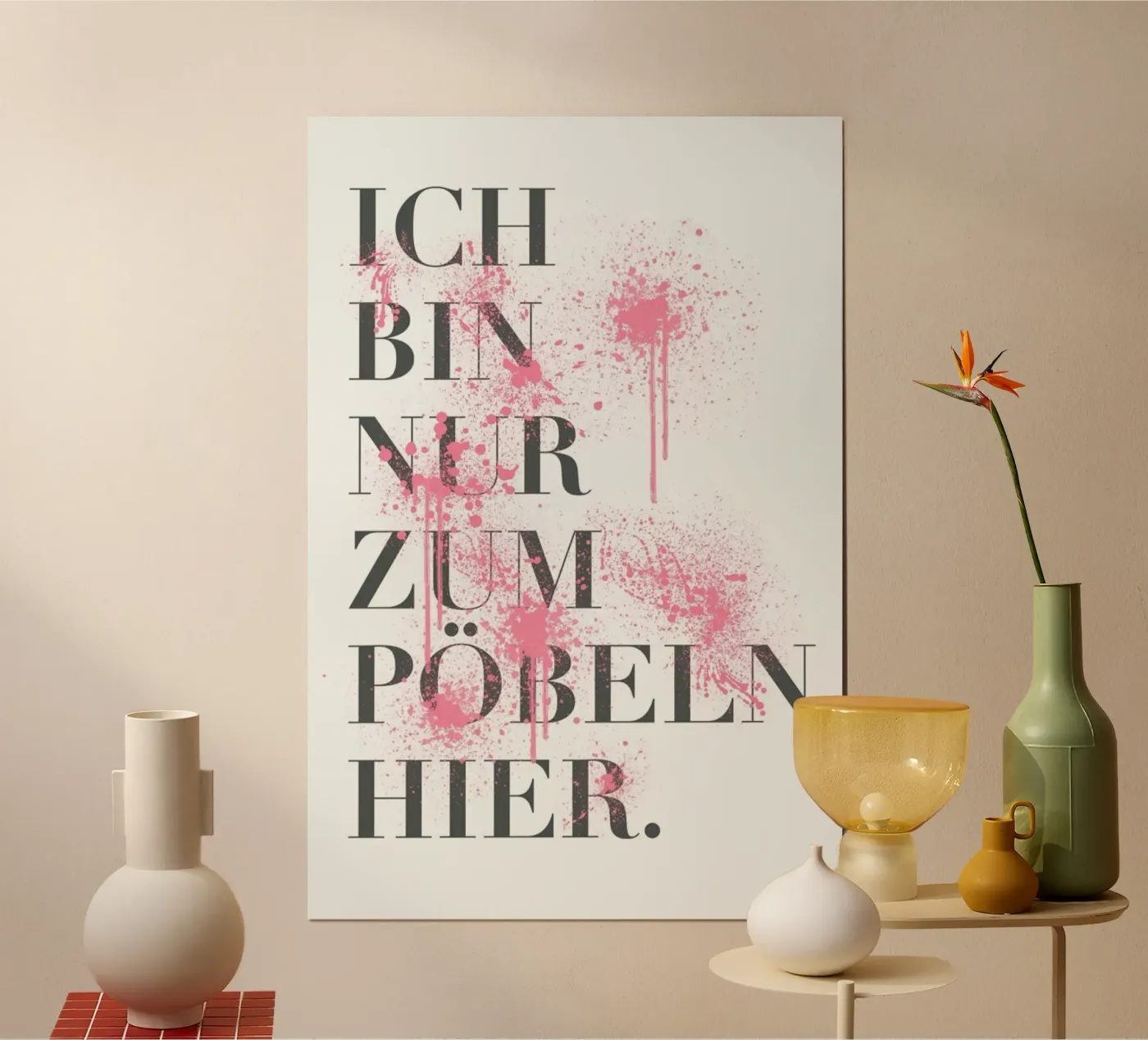Pöbeln poster by typealive