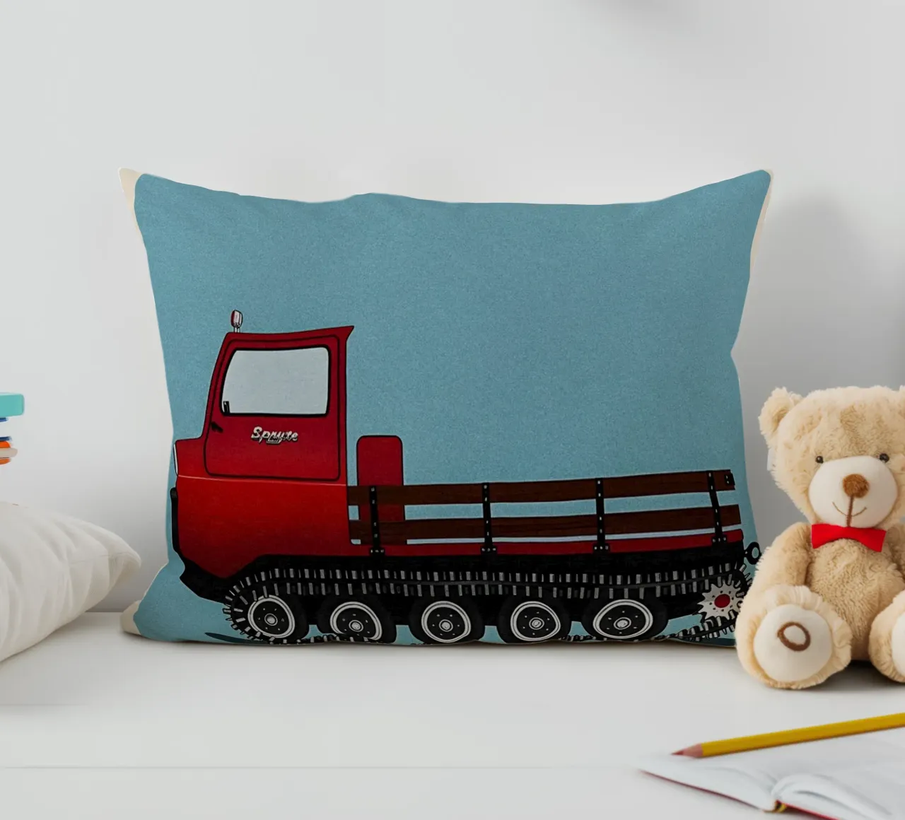 The Shining snowcat movie cuscino da TheArtstudio