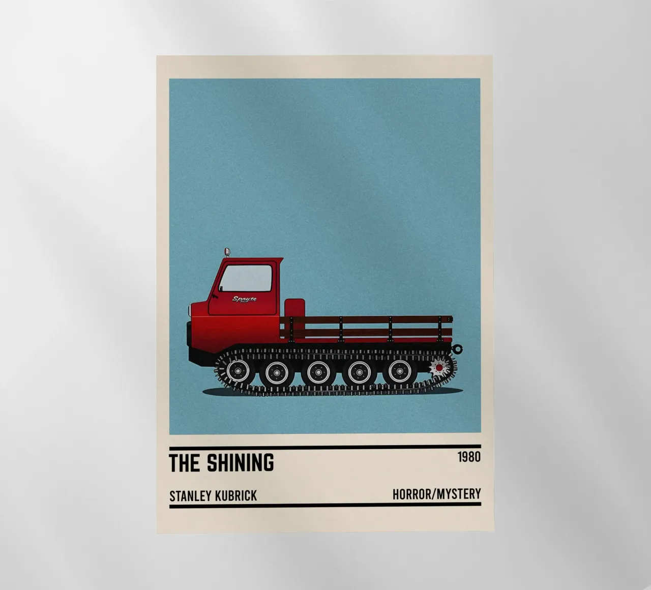 The Shining snowcat movie pellicola backlit da TheArtstudio