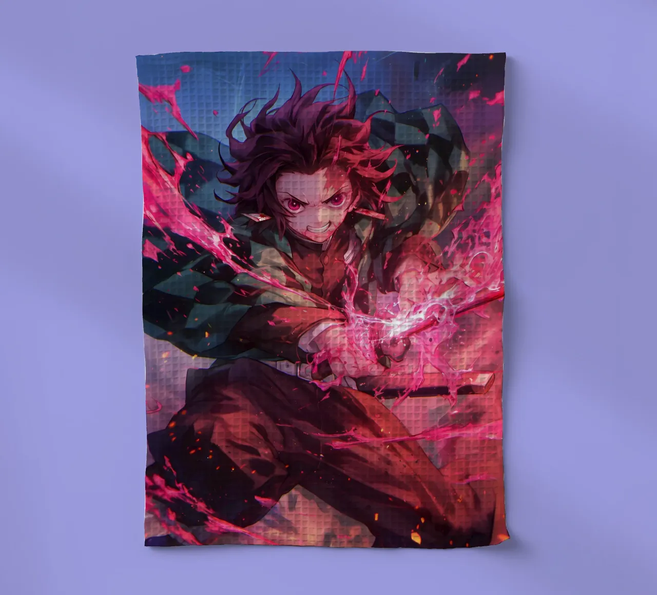 tanjiro kimetsu no yaiba canovaccio da cucina da CreativeStudio