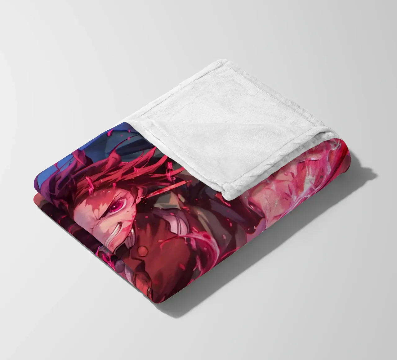 tanjiro kimetsu no yaiba coperta in pile da CreativeStudio