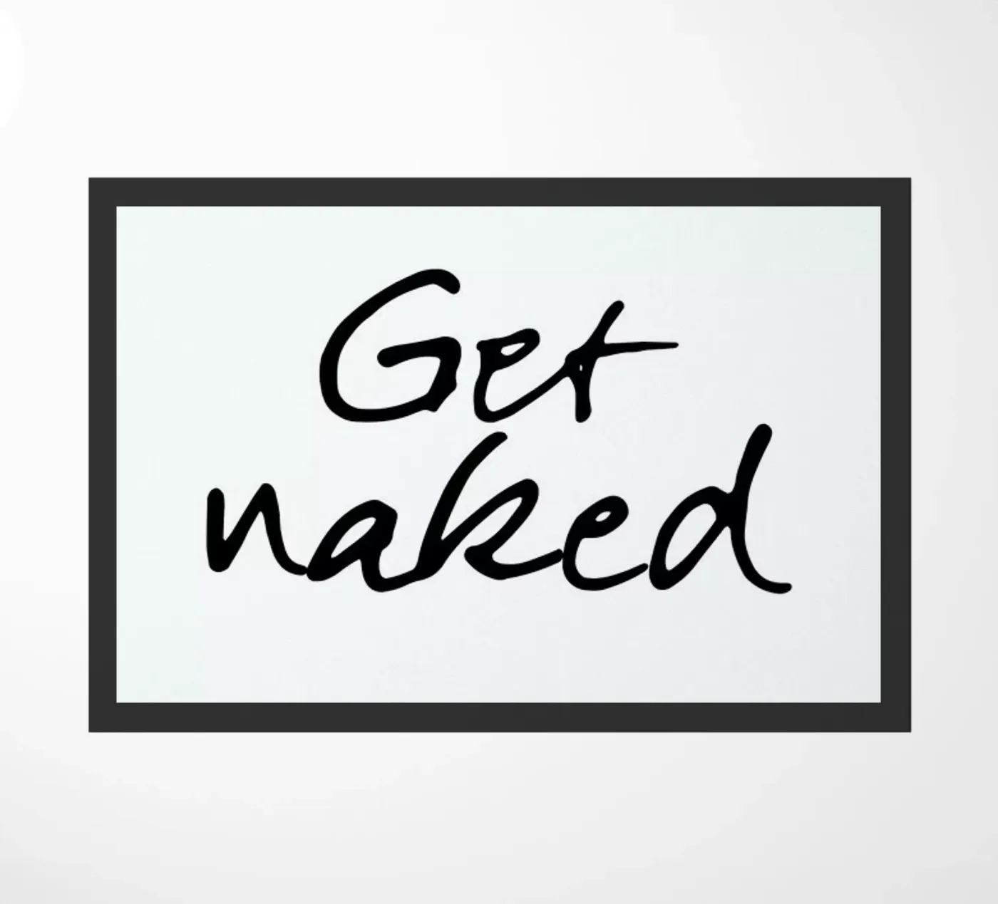 Get Naked doormat by Studio One