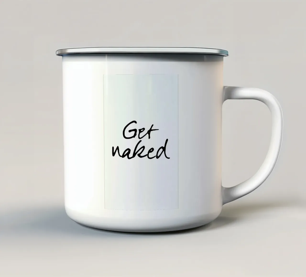 Get Naked tazza in smalto da Studio One