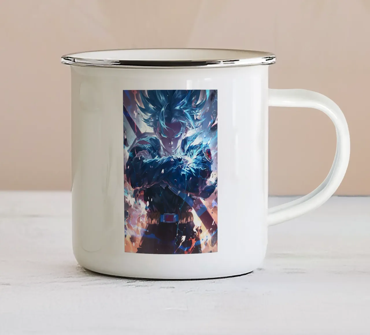 Trunks Dragon Ball Z tazza in smalto da CreativeStudio