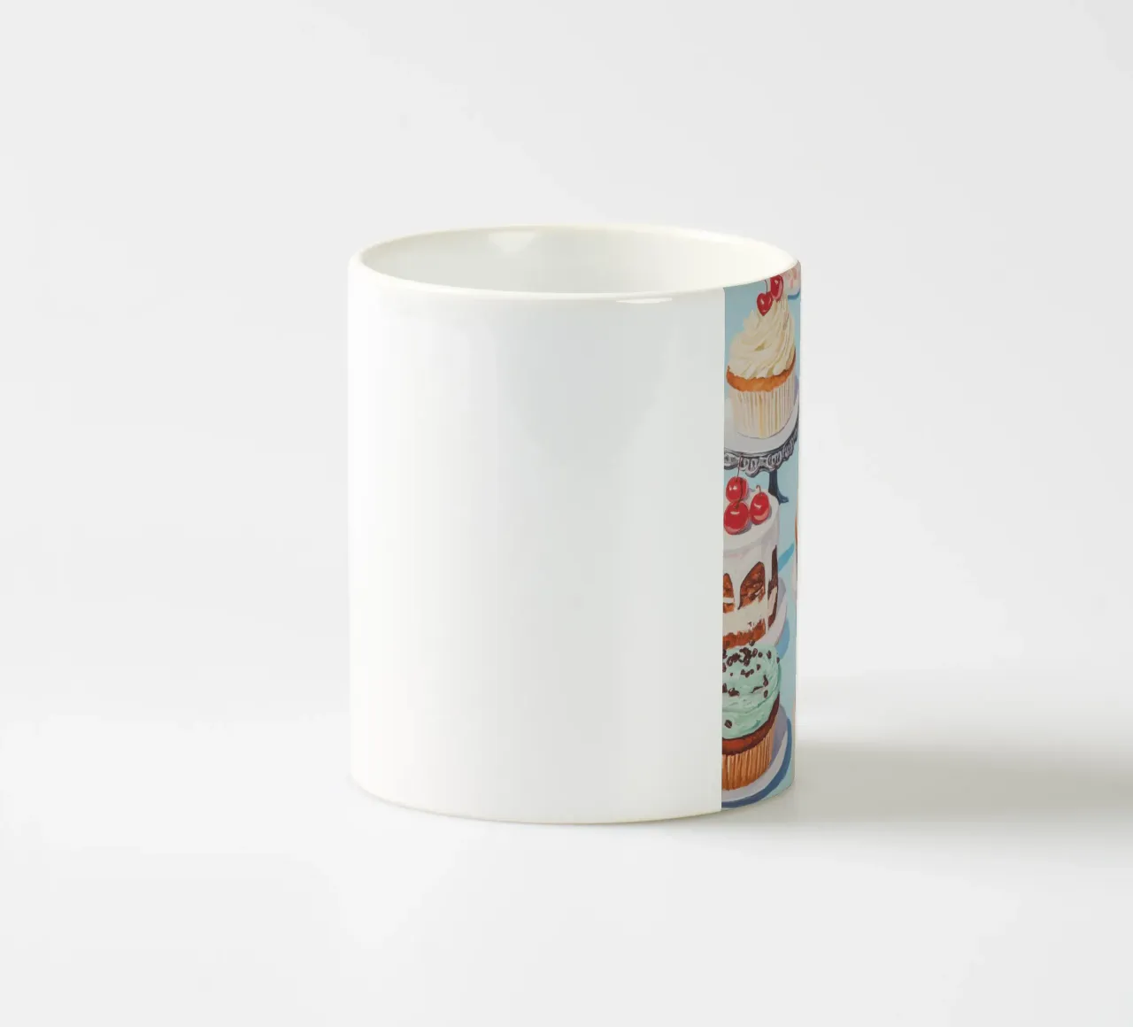 Dessert Delights ceramic mug by Melloi Art Print