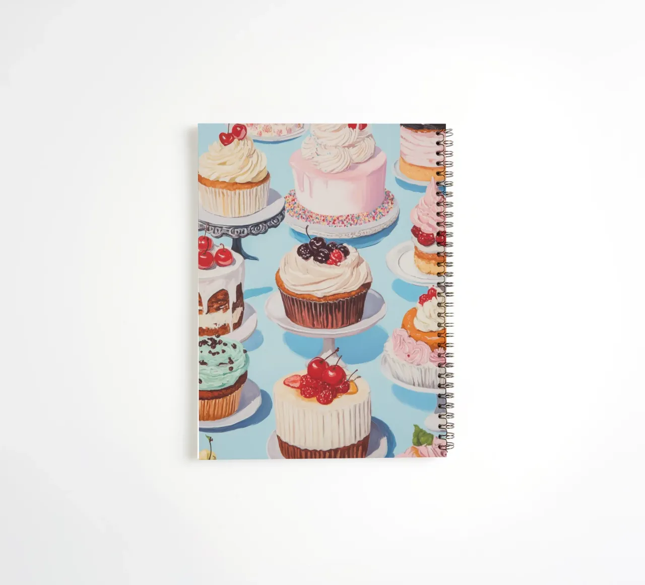 Dessert Delights spiral notebook by Melloi Art Print