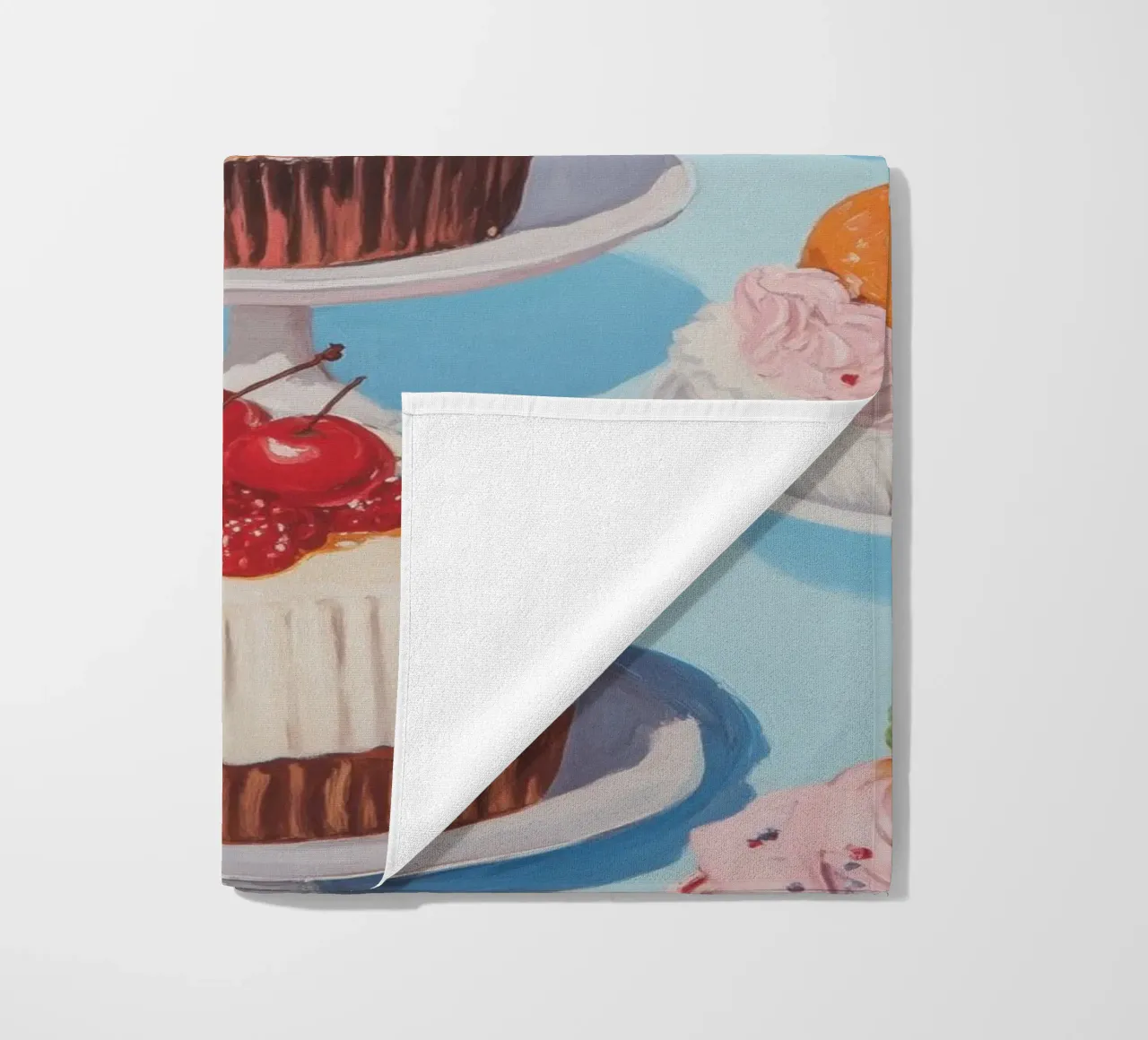 Dessert Delights beach towel by Melloi Art Print