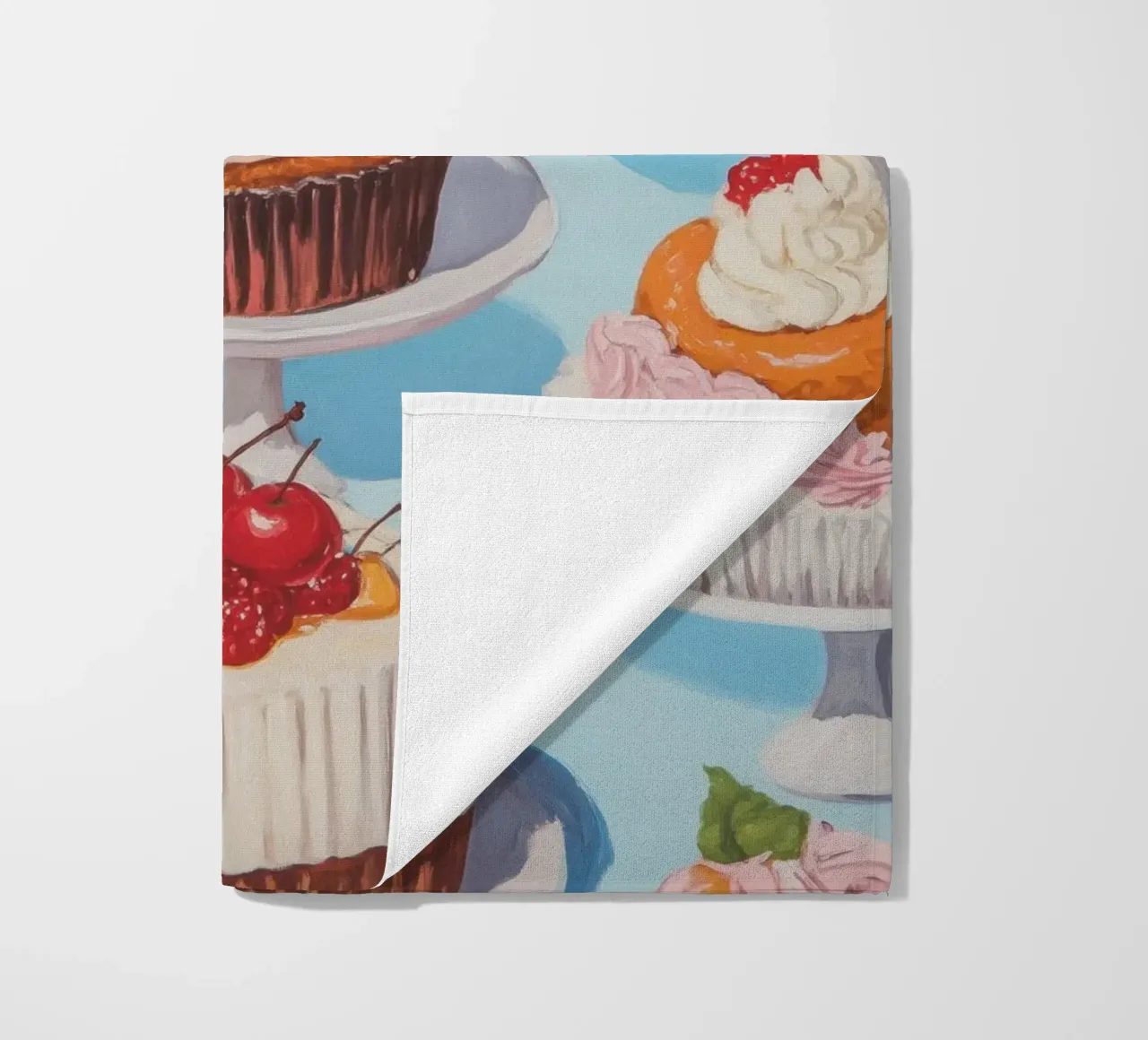 Dessert Delights beach towel by Melloi Art Print