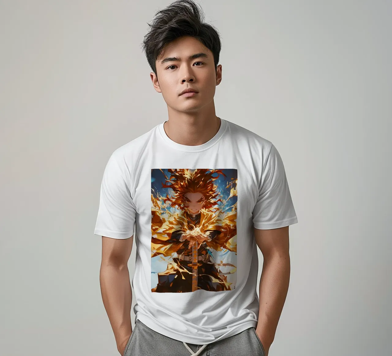 Zenitsu kimetsu no yaiba t-shirt by CreativeStudio