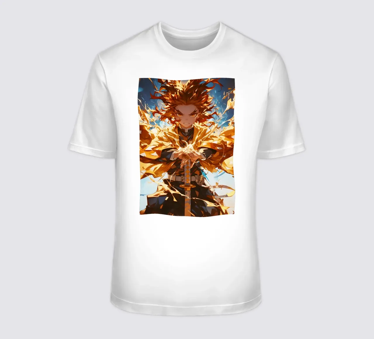 Zenitsu kimetsu no yaiba t-shirt by CreativeStudio