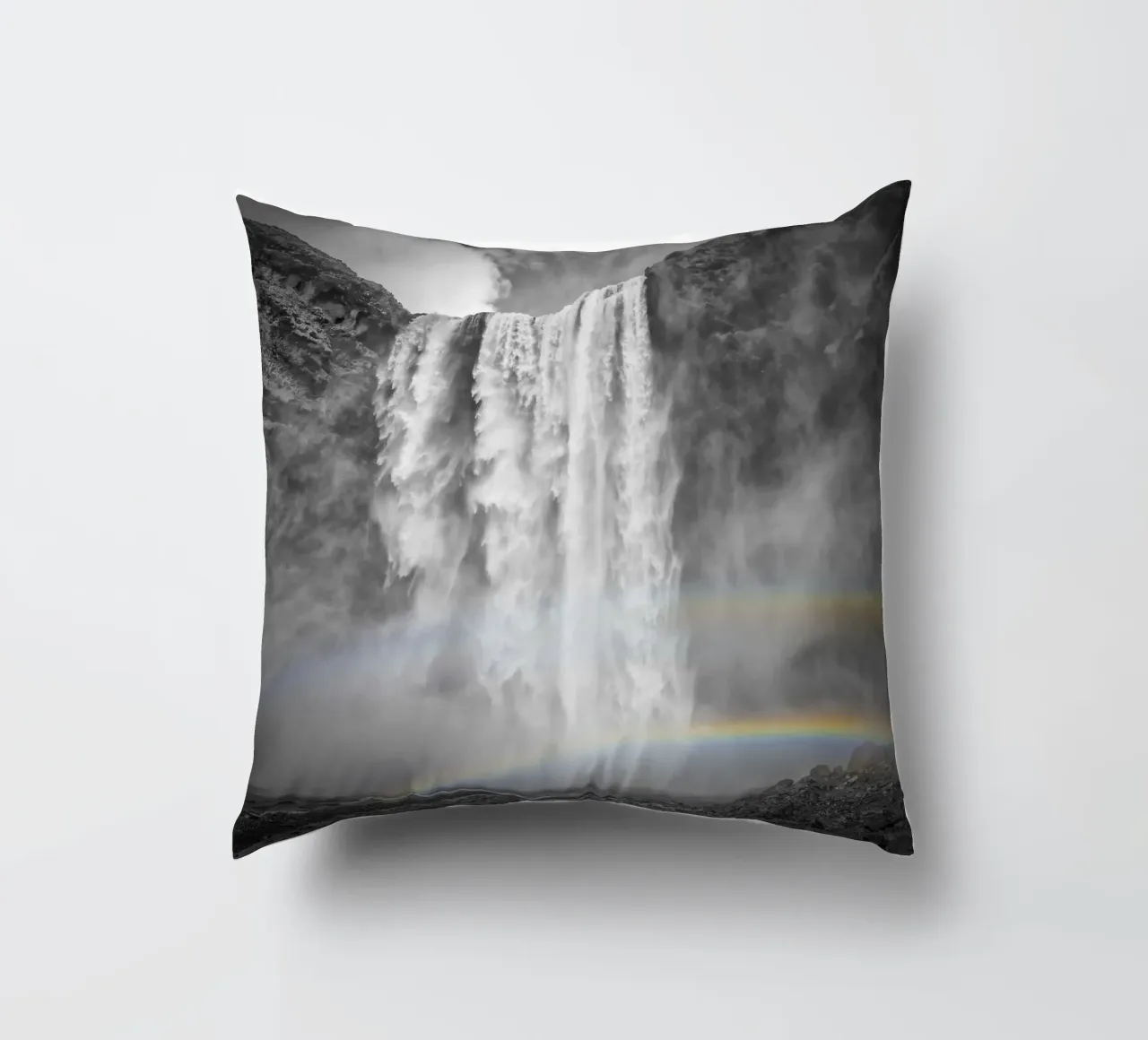 ISLANDA Skogafoss cuscino da Melanie Viola