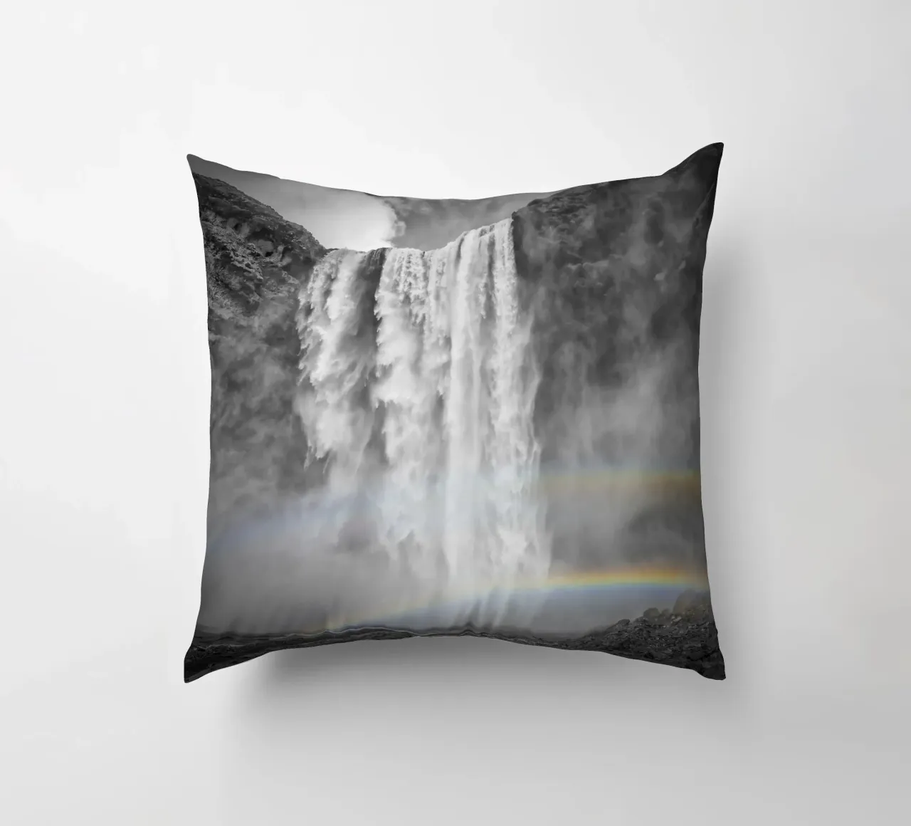 ISLANDA Skogafoss cuscino da Melanie Viola