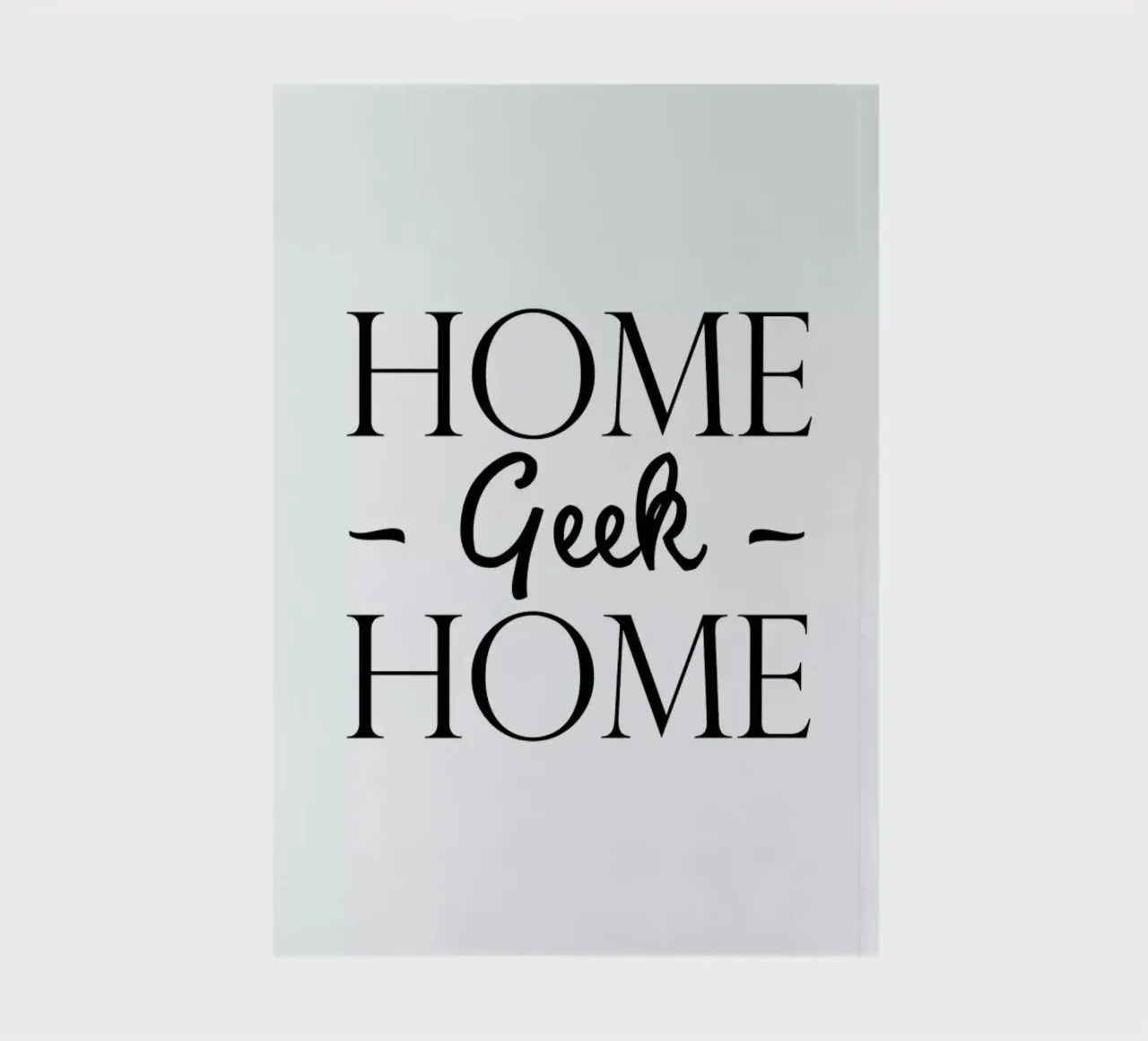 Home Geek Home notebook by Studio One