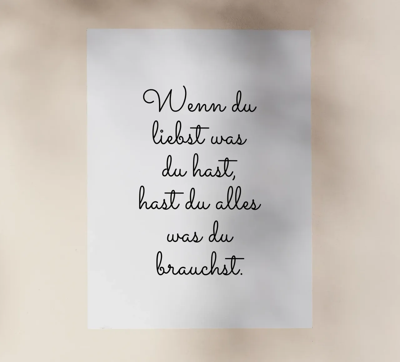 Wenn du liebst was du hast pellicola backlit da BAINAI