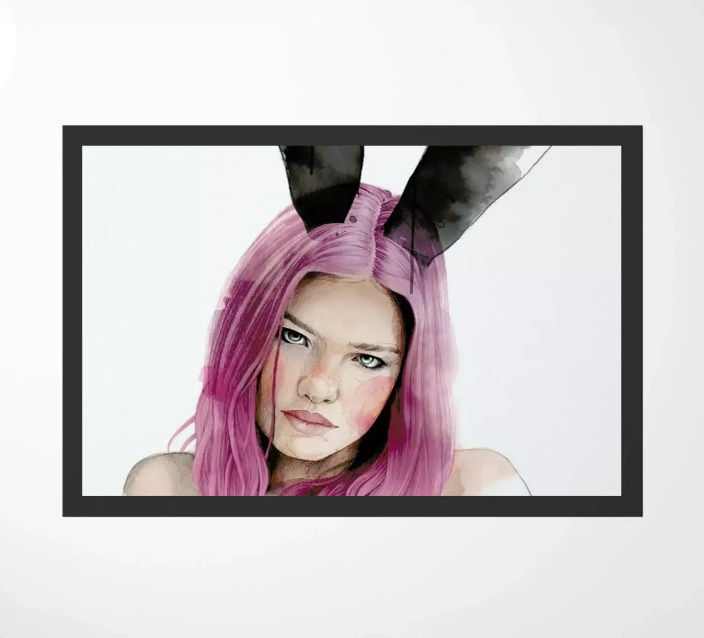 Bunny Fußmatte von Ina Stanimirova